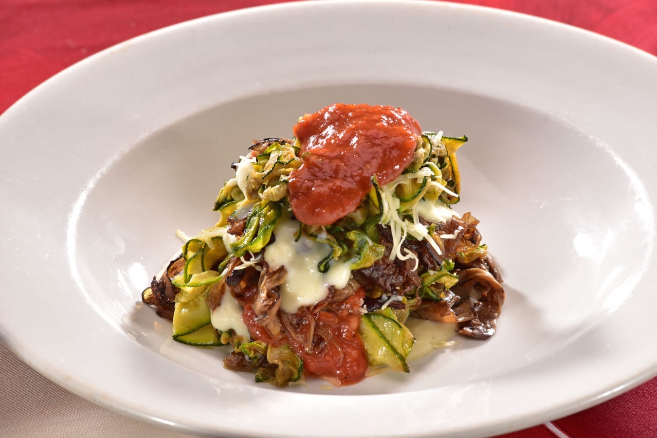 Plated dish